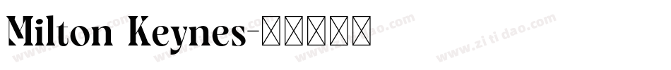 Milton Keynes字体转换